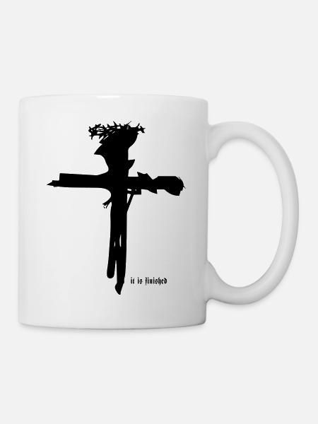 Croix de Jésus - Mug blanc - blanc