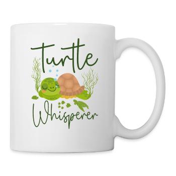 Sea Turtle Tortoise Turtle - Tasse - Weiß - Rechts