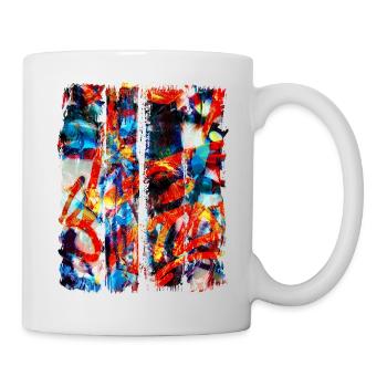 kunst digitalart grafikdesign vektorgrafik grafiken - Tasse - Weiß - Rechts