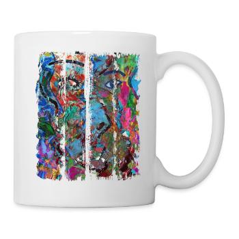 kunst digitalart grafikdesign vektorgrafik grafiken - Tasse - Weiß - Rechts
