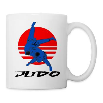 Judo - Tasse - Weiß - Rechts