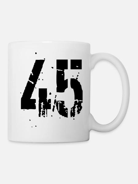 45 Number 45 - Mug - white