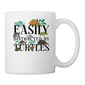 Sea Turtle Tortoise Easily - Tasse - Weiß - Rechts