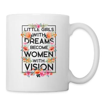 Feminist Flower Floral Little - Mug - white - Right