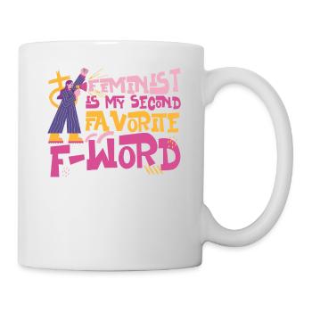 Feminist Feminist Is My Second - Mug - white - Right