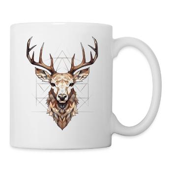 Deer Geometric - Mug - white - Right