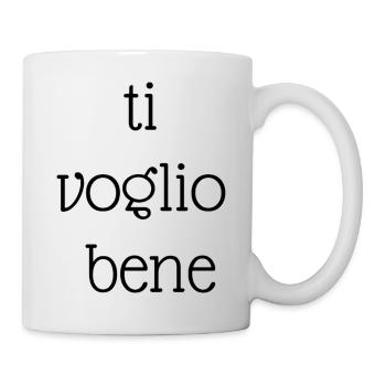 Ti Voglio Bene – Douce phrase italienne - Mug blanc - blanc - Droite