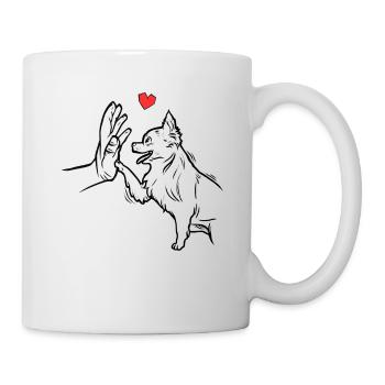 Chihuahuas doux Amour Chihuahua - Mug blanc - blanc - Droite