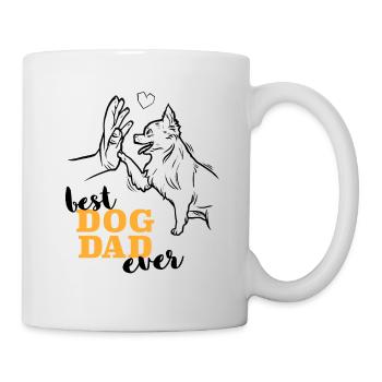 Chihuahua Amour Meilleur Chihuahua Papa Chihuahua - Mug blanc - blanc - Droite