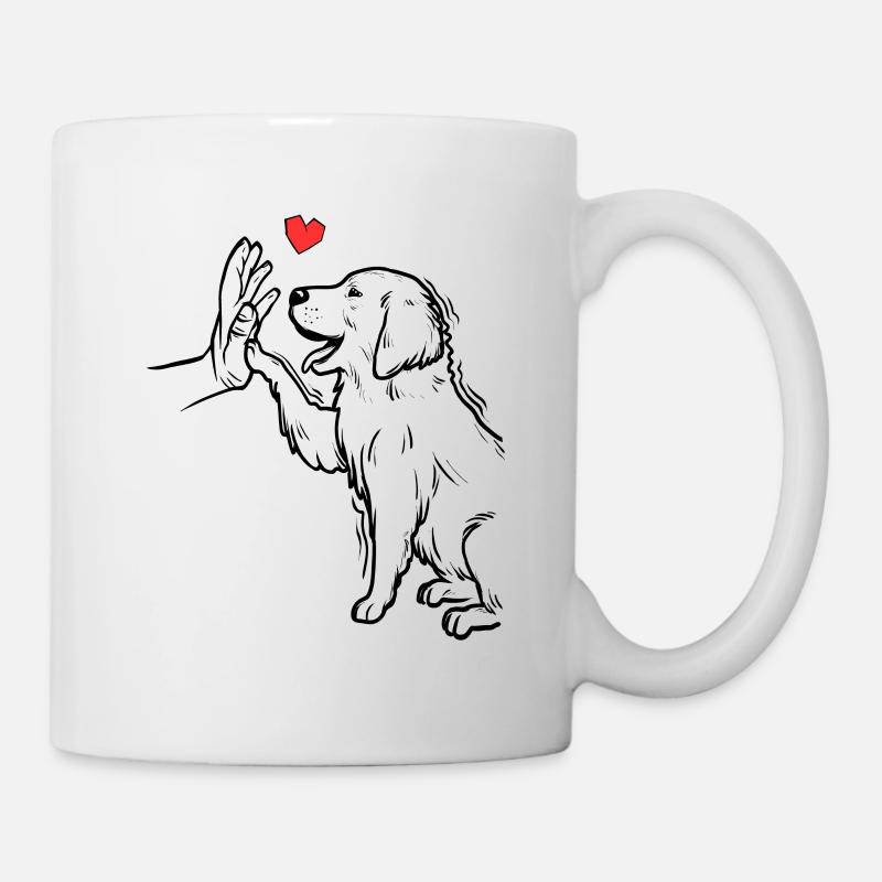 Doux Golden Retriever Chère Golden Retriever - Mug blanc - blanc