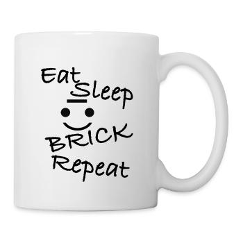 eat - Tasse - Weiß - Rechts