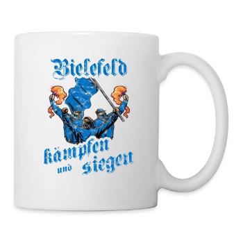 Bielefeld kämpfen und siegen - Tasse - Weiß - Rechts