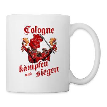 Cologne kämpfen und siegen - Tasse - Weiß - Rechts