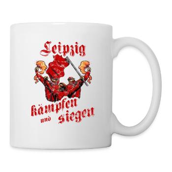 Leipzig kämpfen und siegen - Tasse - Weiß - Rechts