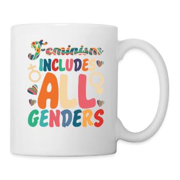 Feminist Feminism Includes All - Mug - white - Right