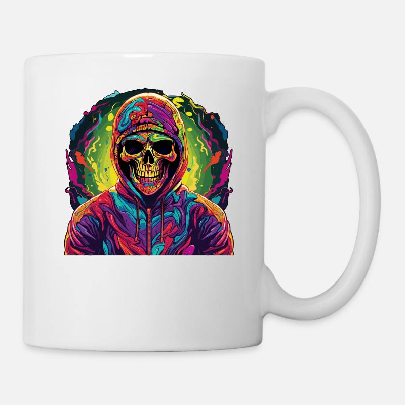 Cool skull skull for your cool look - Mug - white