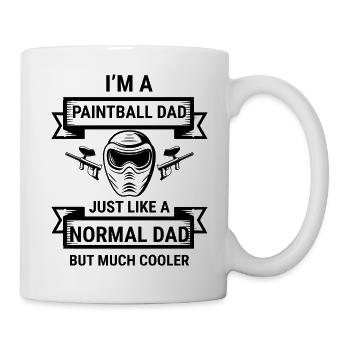 Paintball Airsoft - Tasse - Weiß - Rechts