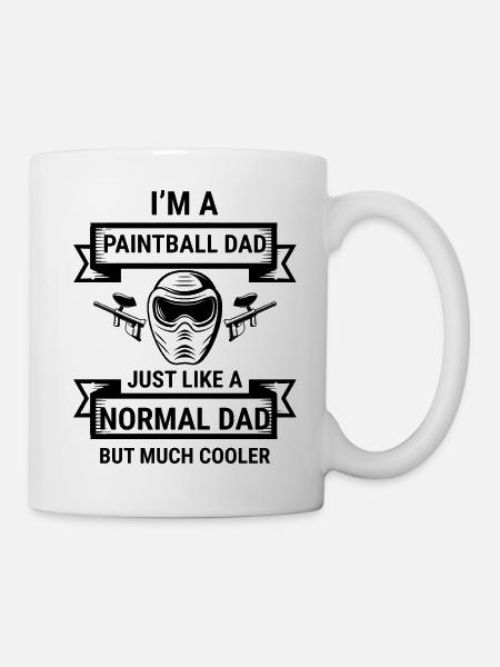 Paintball Airsoft - Tasse - Weiß