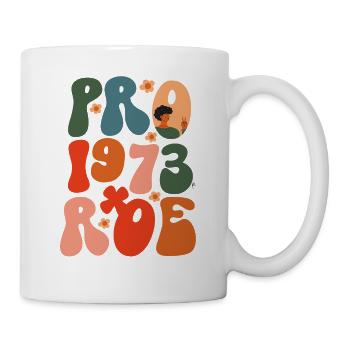 Féministe Pro 1973 Roe - Mug blanc - blanc - Droite