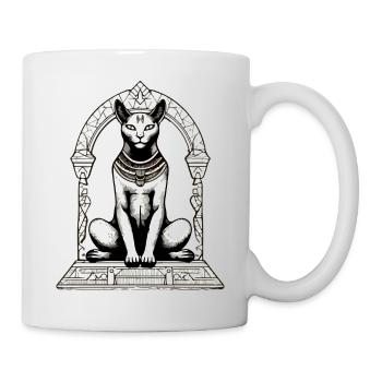 Rak the Egyptian cat - Mug - white - Right