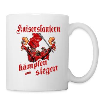 Kaiserslautern kämpfen und siegen - Tasse - Weiß - Rechts