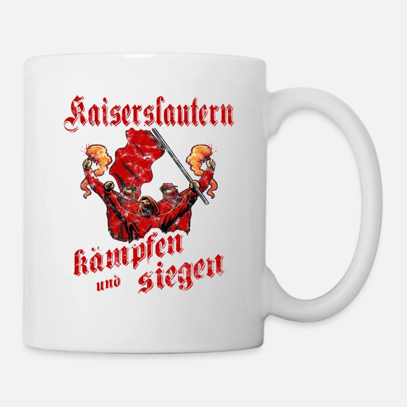 Kaiserslautern kämpfen und siegen - Tasse - Weiß