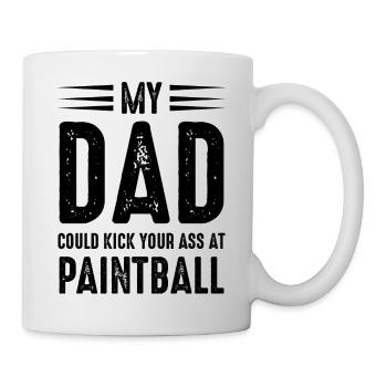 Paintball Airsoft - Mug blanc - blanc - Droite