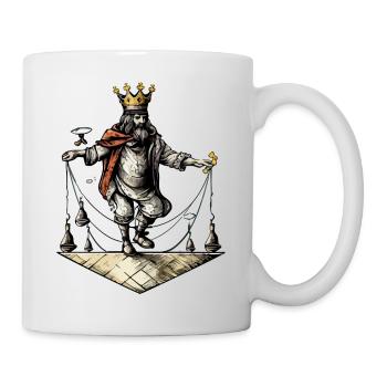 L'équilibre royal - Mug blanc - blanc - Droite