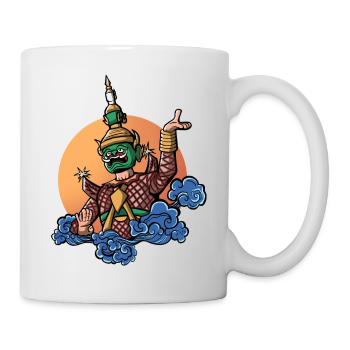Cambodge guerrier Khmer épée drapeau I cadeau - Mug blanc - blanc - Droite
