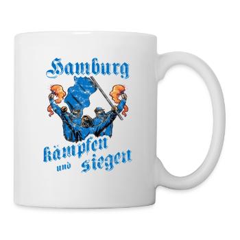 Hamburg kämpfen und siegen - Tasse - Weiß - Rechts