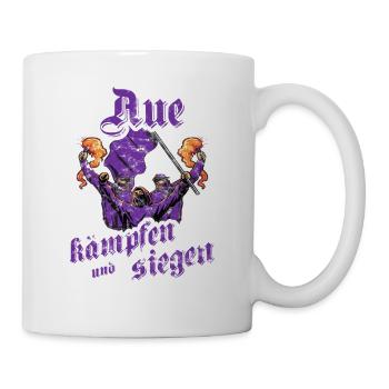 Aue kämpfen und siegen - Tasse - Weiß - Rechts
