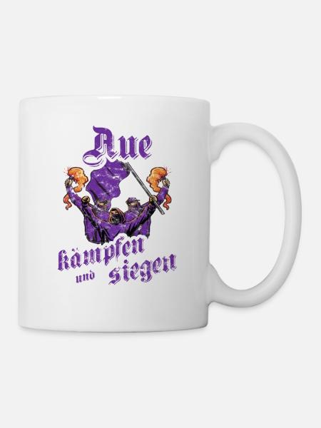 Aue kämpfen und siegen - Tasse - Weiß