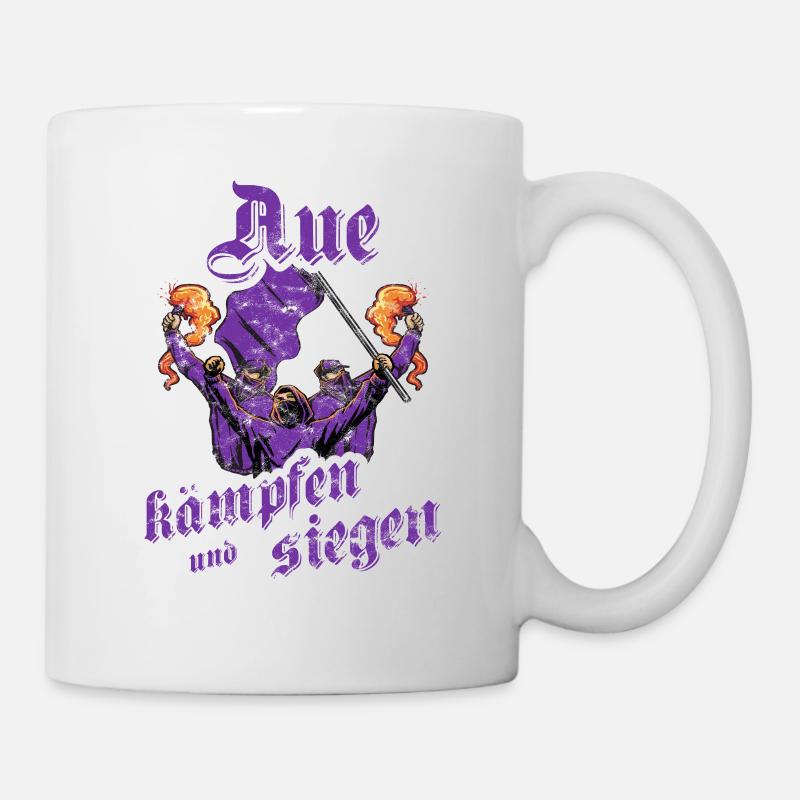 Aue kämpfen und siegen - Tasse - Weiß