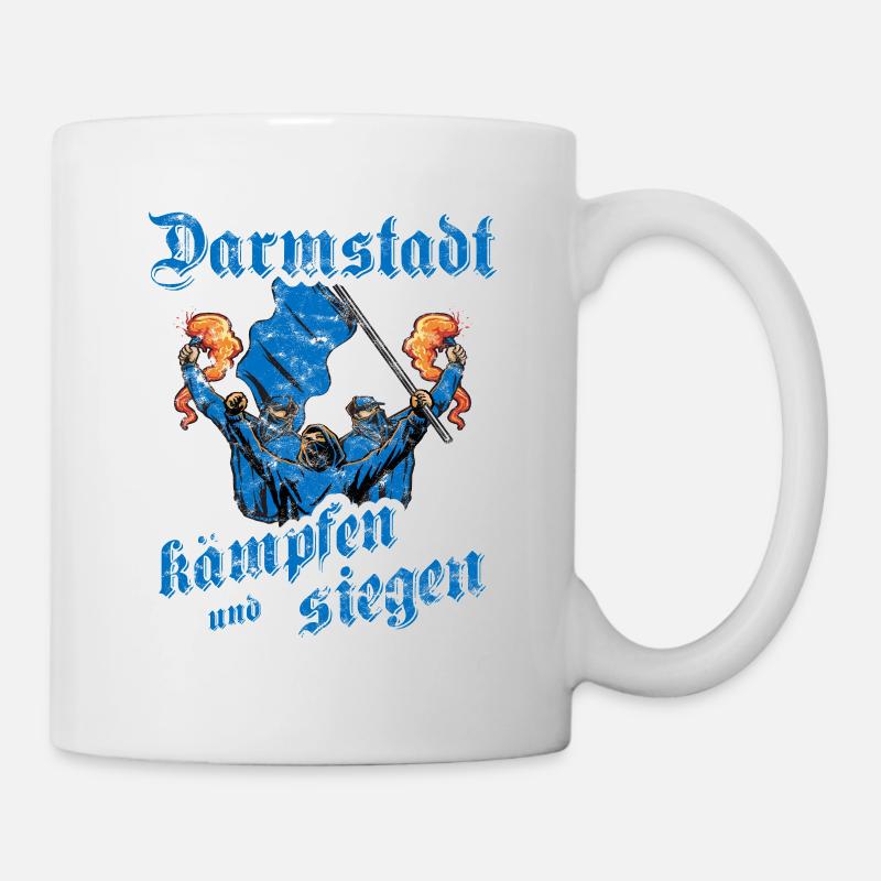 Darmstadt kämpfen und siegen - Tasse - Weiß