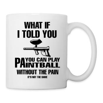 Paintball Airsoft - Mug blanc - blanc - Droite