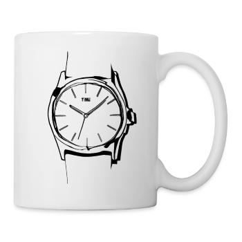 Time Watch, Logo, Drawing - Mug - white - Right