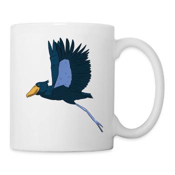 Shoebill Bird Ornithologist Forest I Gift - Mug - white - Right