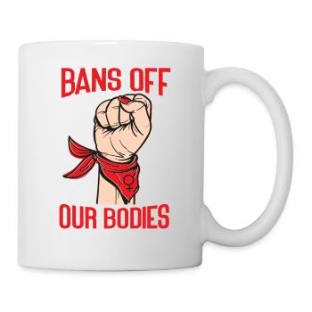 Les féministes bannissent nos corps - Mug blanc - blanc - Droite