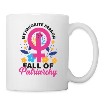 Feminist My Favorite Season Fall - Mug - white - Right