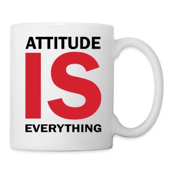 Haltung ist alles - Tasse - Weiß - Rechts