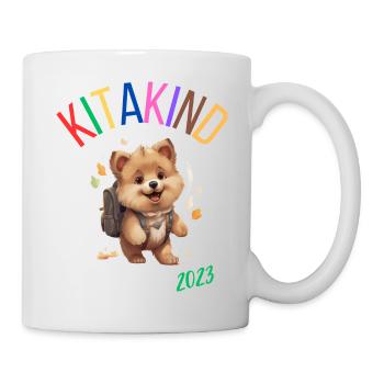Kitakind 2023 - Eurasiermotiv - Tasse - Weiß - Rechts