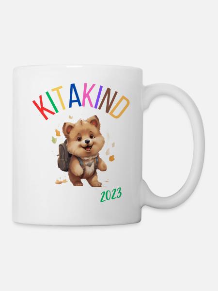 Kitakind 2023 - Eurasiermotiv - Tasse - Weiß