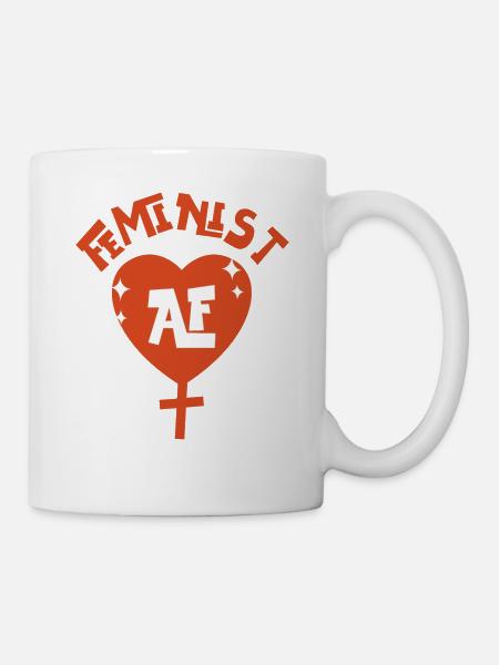 Feminist Feminist Af - Tasse - Weiß