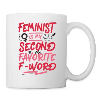 Feminist Feminist Is My Second - Mug - white - Right