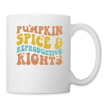 Épice de citrouille féministe - Mug blanc - blanc - Droite