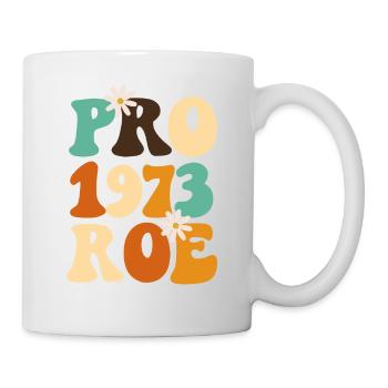 Féministe Pro 1973 Roe - Mug blanc - blanc - Droite