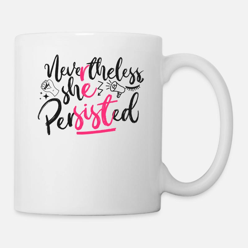 Féministe néanmoins elle - Mug blanc - blanc