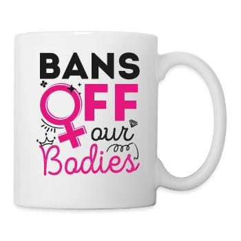 Les féministes bannissent nos corps - Mug blanc - blanc - Droite