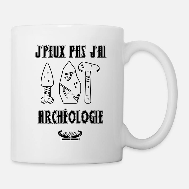 Archéologie - Mug blanc - blanc