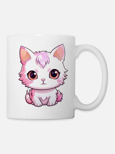 Baby Katze - Tasse - Weiß